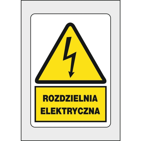 Naklejka ROZDZIELNIA ELEKTRYCZNA