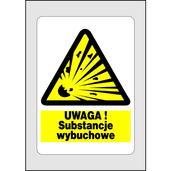 UWAGA! Substancje wybuchowe