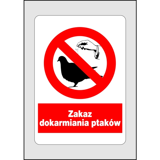 Zakaz dokarmiania ptaków