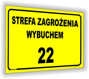 strefa zagrożenia wybuchem 22