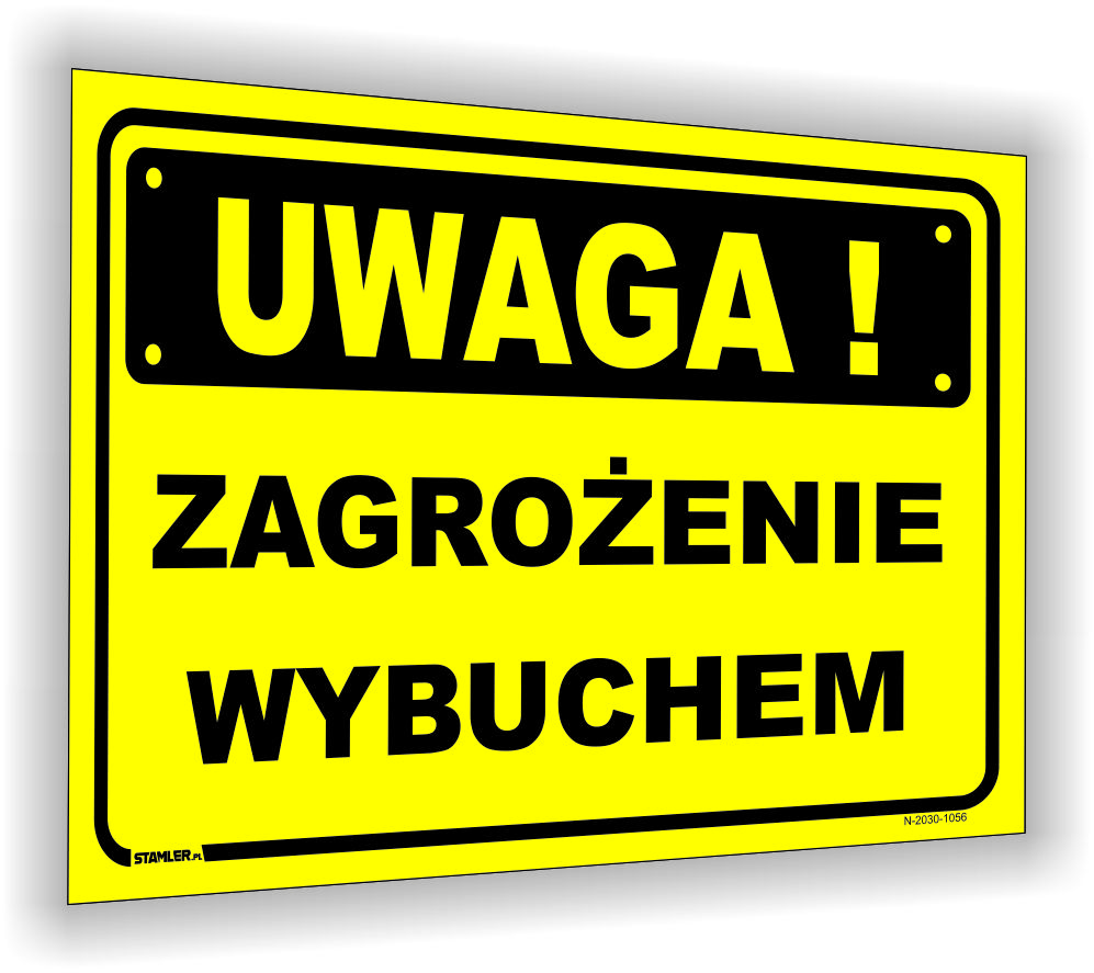 UWAGA! Zagrożenie wybuchem!