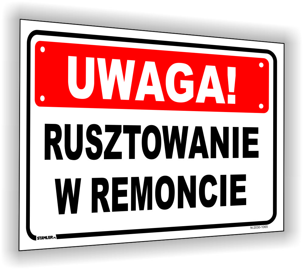 Uwaga! Rusztowanie w remoncie