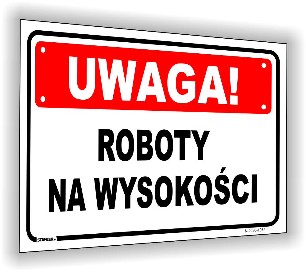 Uwaga! Roboty na wysokości