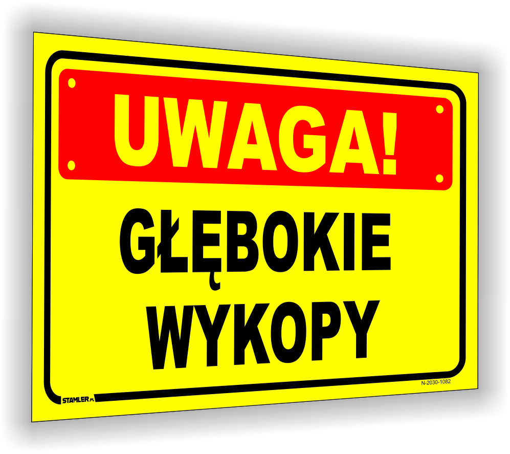 Uwaga! Głębokie wykopy