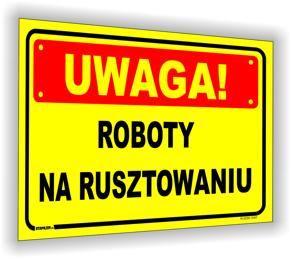 UWAGA! Roboty na rusztowaniu