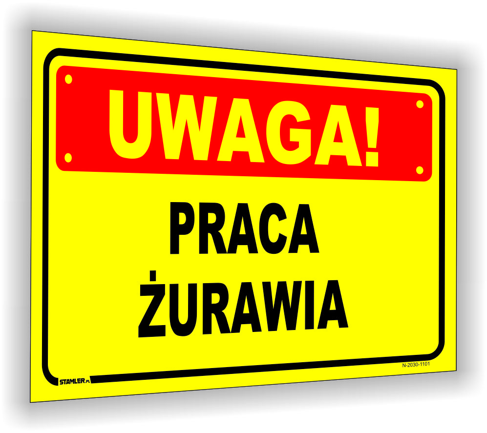 UWAGA! Praca żurawia