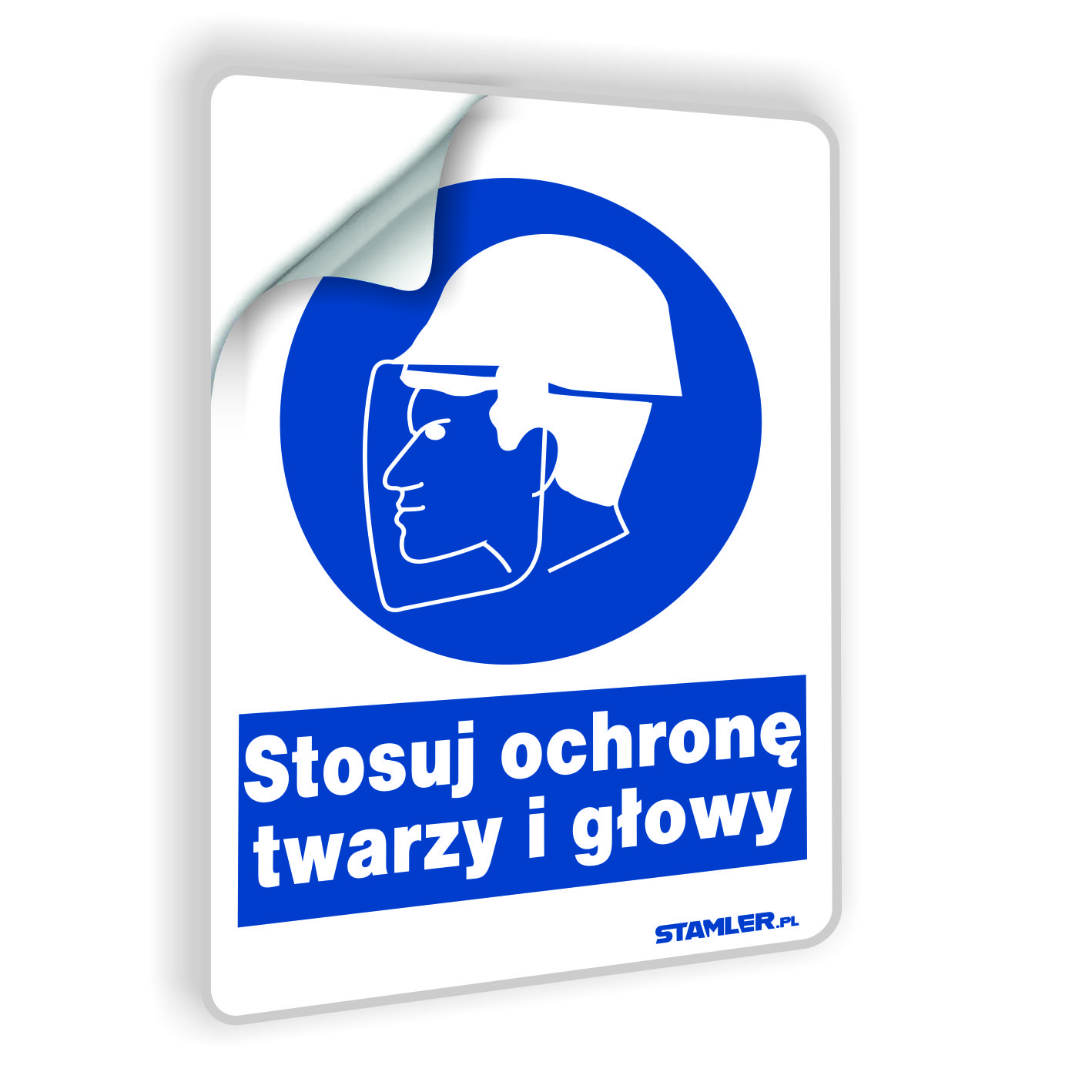 Stosuj ochronę głowy i twarzy