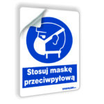 Stosuj maskę przeciwpyłową