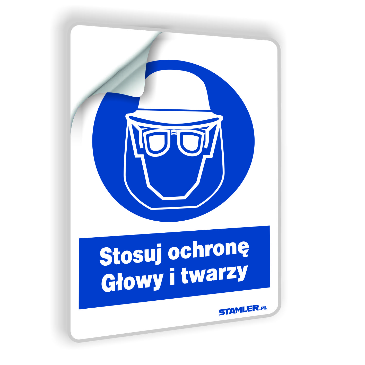 Stosuj ochronę głowy i twarzy