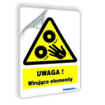 UWAGA! Wirujące elementy