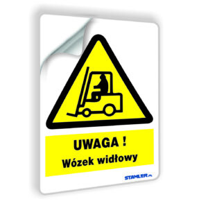 UWAGA! Wózek widłowy