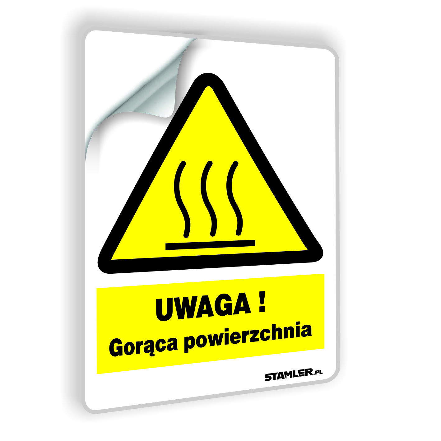 UWAGA ! Gorąca powierzchnia