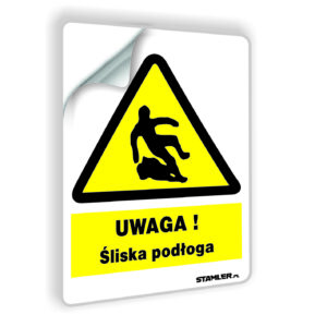 UWAGA! Śliska podłoga