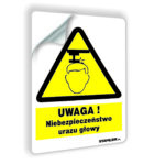 UWAGA! Niebezpieczeństwo urazu głowy