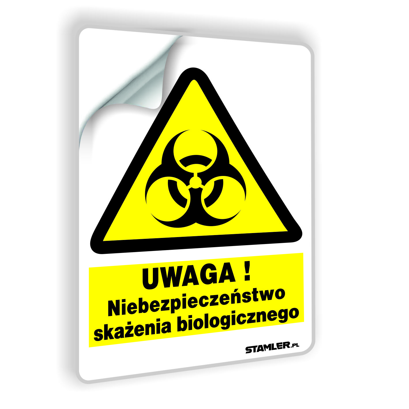 UWAGA! Niebezpieczeństwo skażenia biologicznego