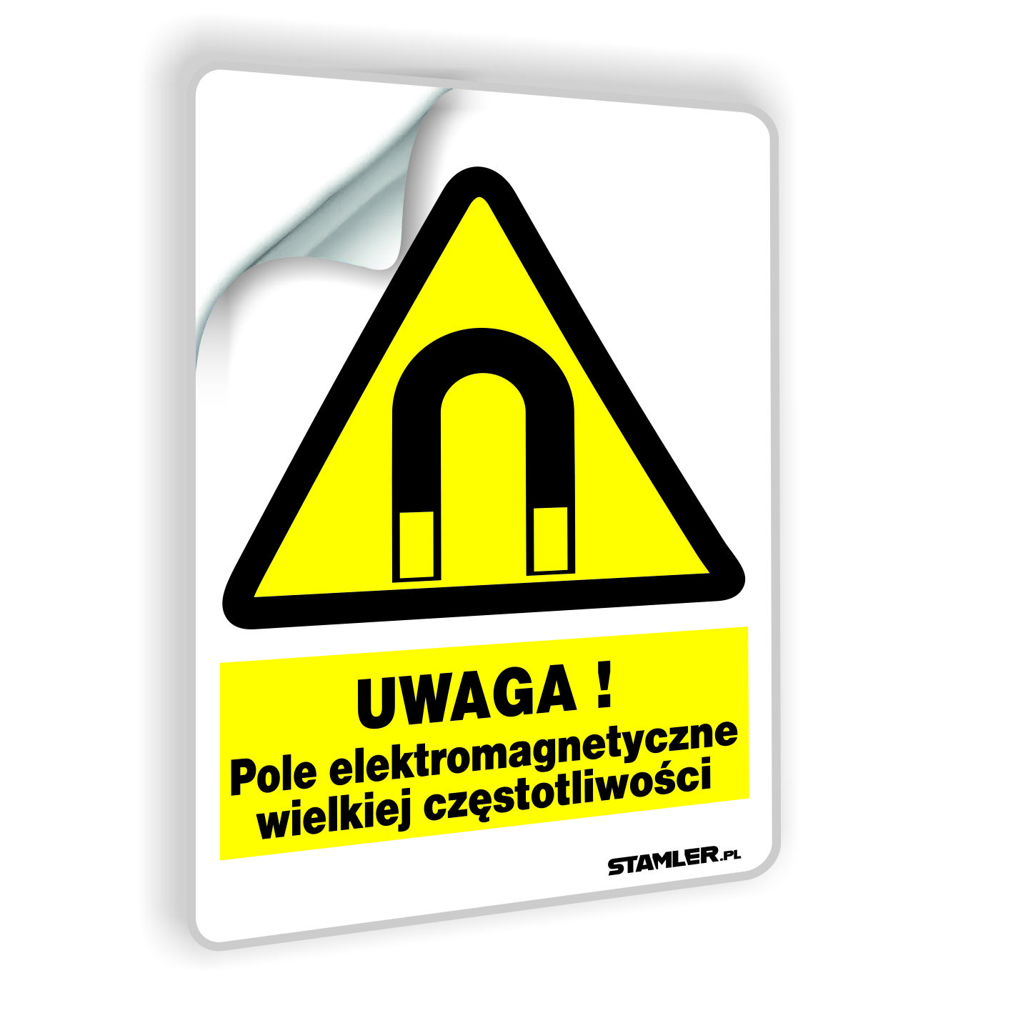 UWAGA! Pole elektromagnetyczne wielkiej częstotliwości