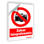 Zakaz fotografowania