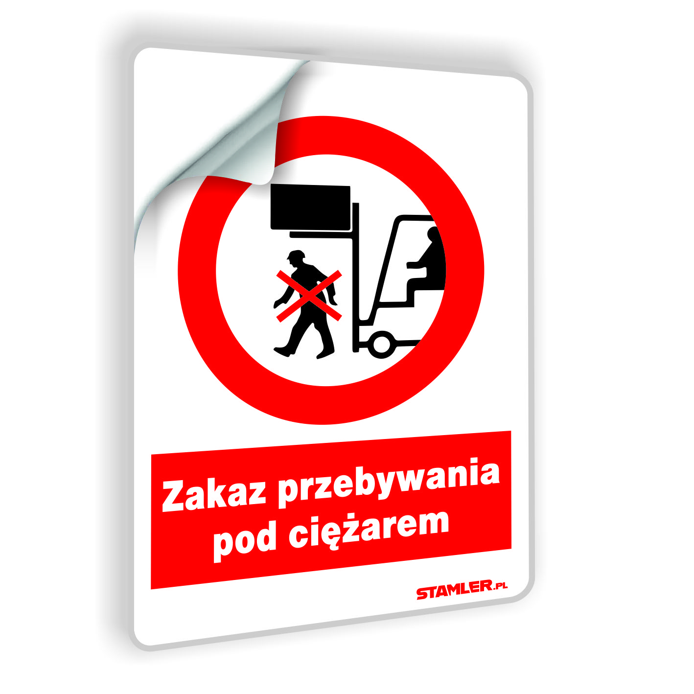 Zakaz przebywania pod ciężarem