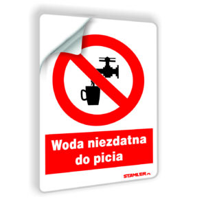 Woda niezdatna do picia