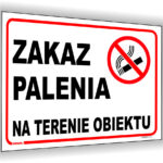 Zakaz palenia na terenie obiektu