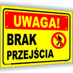 Uwaga! Brak przejścia