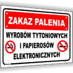 Zakaz palenia wyrobów tytoniowych