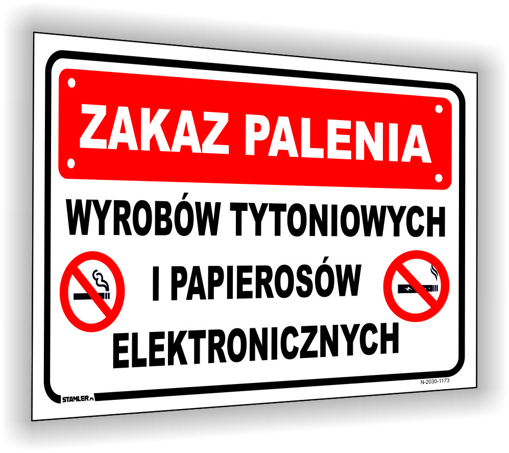 Zakaz palenia wyrobów tytoniowych