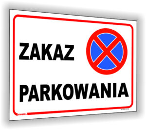 Zakaz parkowania