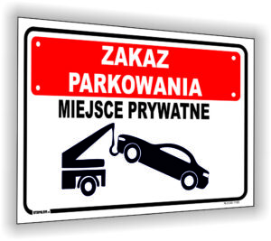 Zakaz parkowania