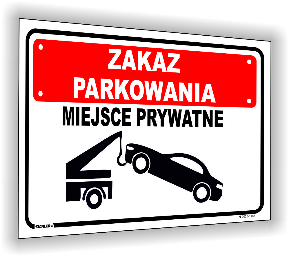 Zakaz parkowania