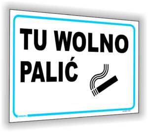 Tu wolno palić