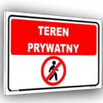 Teren prywatny zakaz wstępu