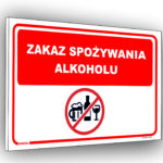 Zakaz spożywania alkoholu